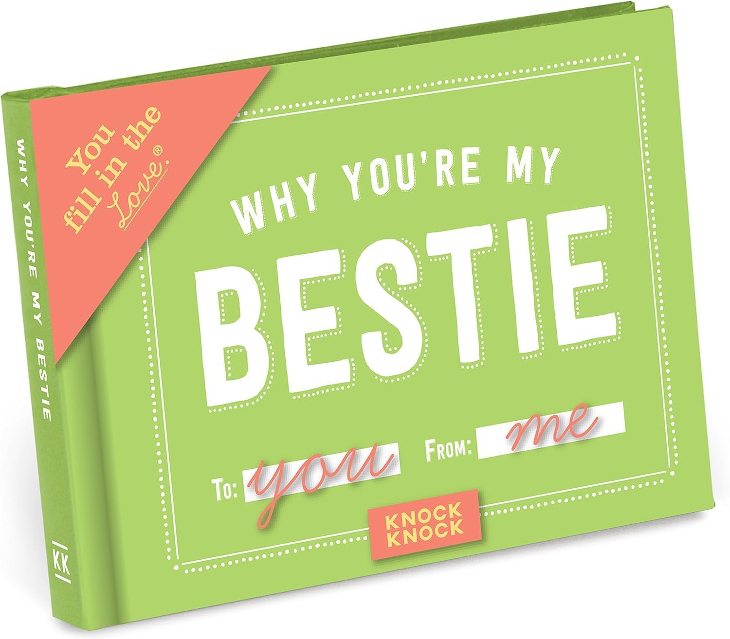 Knock Knock Why You're My Bestie Fill in the Love Book Fill-in-the-Blank Gift for Best Friend Journal, 4.5 x 3.25-Inches: Fill-in-the-blank Journal