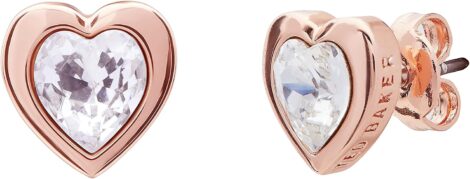 Ted Baker Women’s Crystal Heart Stud Earrings – Han Collection