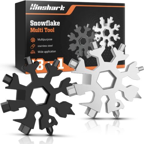 Snowflake Multi Tool: Ultimate Gift for Dad with Everything- Great for Christmas and Birthdays, Men/Women.