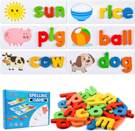 Fullove Eala See Matching Letter Puzzles – Learning Gifts for Boys, Girls, Toddlers.