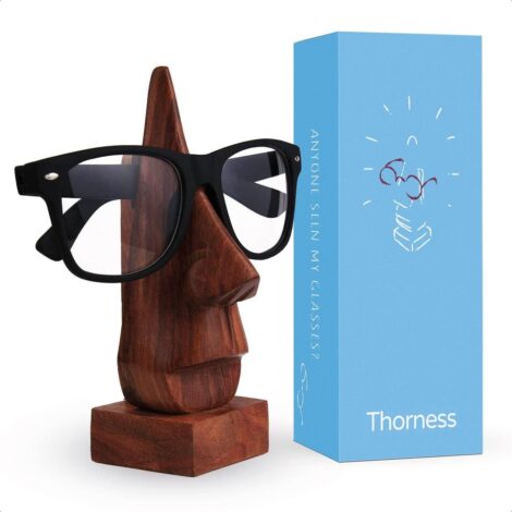 Ethically sourced wooden glasses holder & stand, hand-finished, gift for any occasion, packaged beautifully.