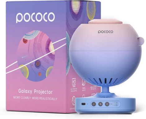 POCOCO Home Planetarium: Ultra Clear Galaxy Projector for Bedroom, Birthday, Anniversary, Girlfriend, Women