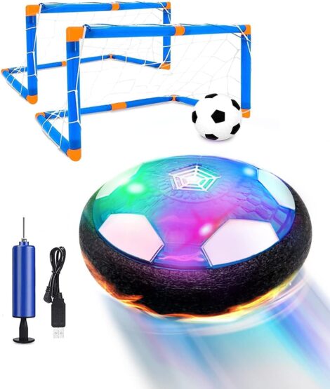 KALAHOL Rechargeable LED Hover Soccer Ball – Football Gifts for Boys 3-12 Years.