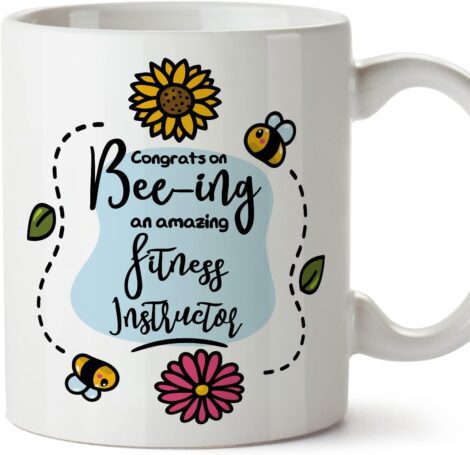 English Thank You Bee Amazing Ceramic Mug – Funny Gift for Colleagues – 11oz.