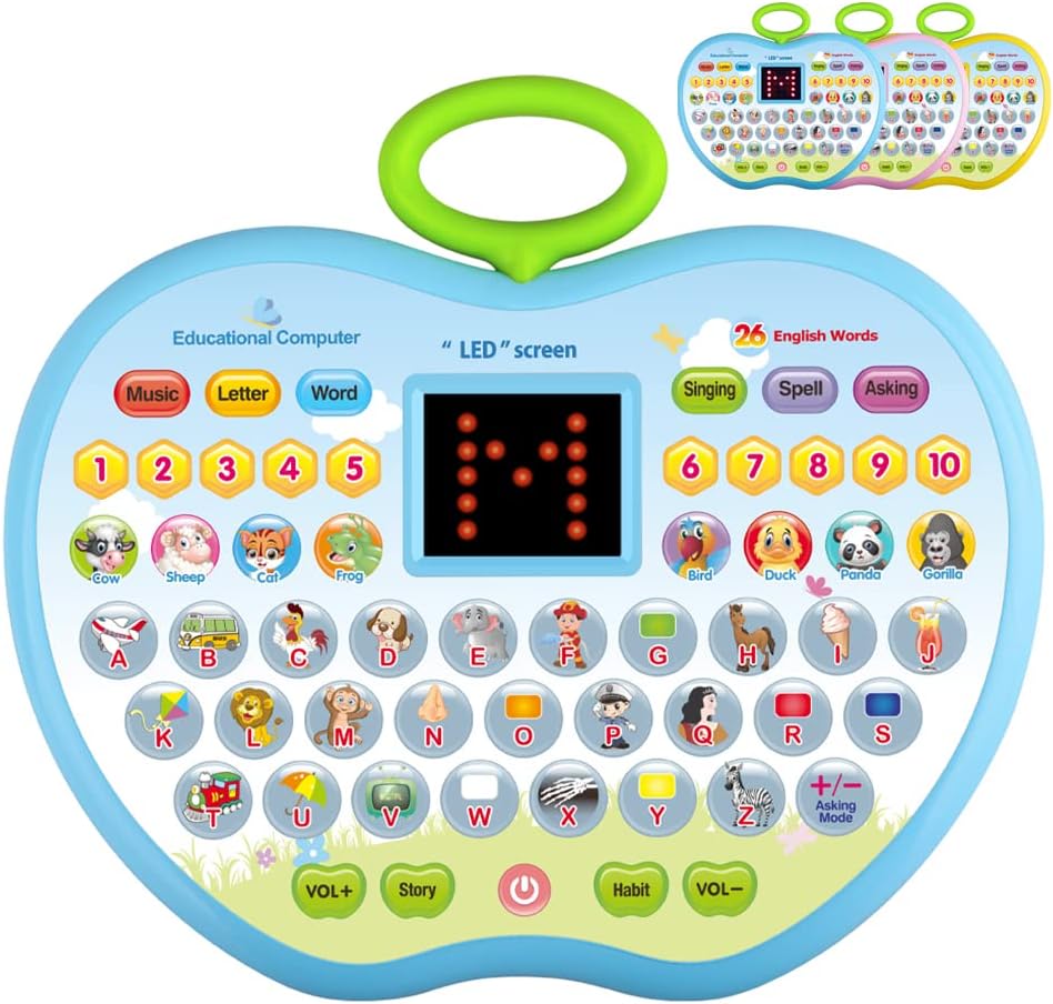 Shmily Toddlers Multifunctional Learning Tablet Toy for Boys & Girls - Perfect Educational Gift