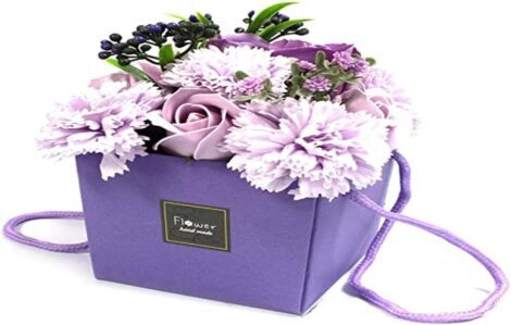 Lavender Soap Bouquet: A Beautiful Bundle of Delicate Soap Flowers