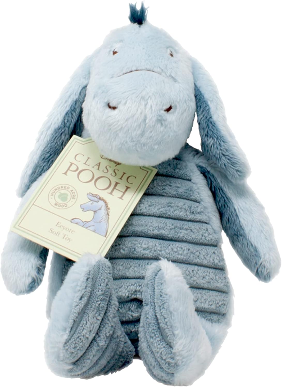 Classic Winnie the Pooh & Friends - Eeyore - Cuddly Donkey - Great as Gift for Newborn Baby, Children and Toddlers - Soft Toy by Rainbow Designs