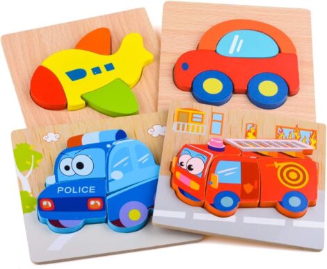 DUDUFLY Toys: Puzzle Gift for 1-3 Year Old Girls and Boys