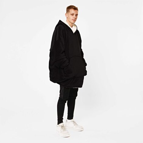 Sienna Hooded Blanket: Ultra Soft Sherpa Lined Throw Hoodie for Cozy Warmth