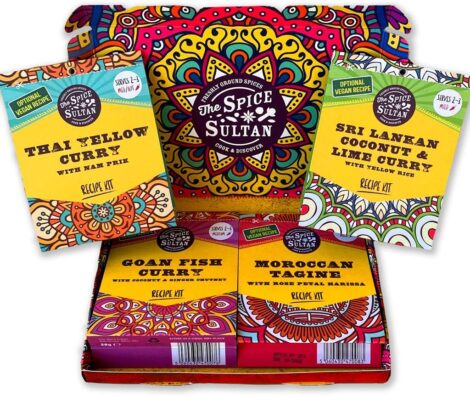 Spice Sultan Spice Kits: 4 Recipe Kits for Vegan, Gluten-Free, Sugar-Free Cooking at Home.