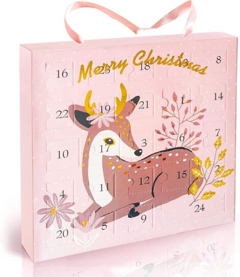 2023 Kids’ Christmas Countdown Calendar with DIY Jewelry for Boys and Girls.