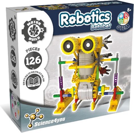 Science4you – Betabot Robot Building Kit for Kids 8-14 Years: Construct your own robot with this educational STEM toy.