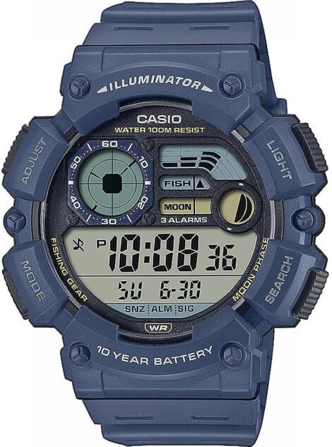 Casio Men’s Digital Quartz Watch with Plastic Strap – WS-1500H-2AVEF (under 15 words)