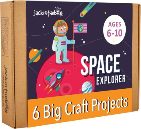 6-in-1 Space Science Craft Kit: Fun Space Toy for 6-10 Year Olds | Perfect Easter & Valentines Gift