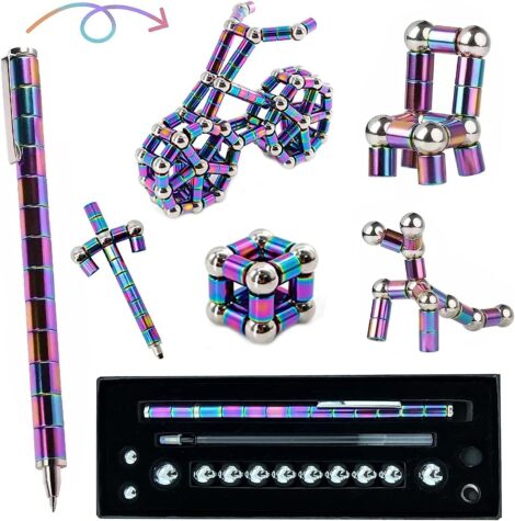 Magnetic Fidget Pen: Toy for Ages 8-13 – Teenage Boy/Girl Gift – Decompression & Fun – Ages 10-15.