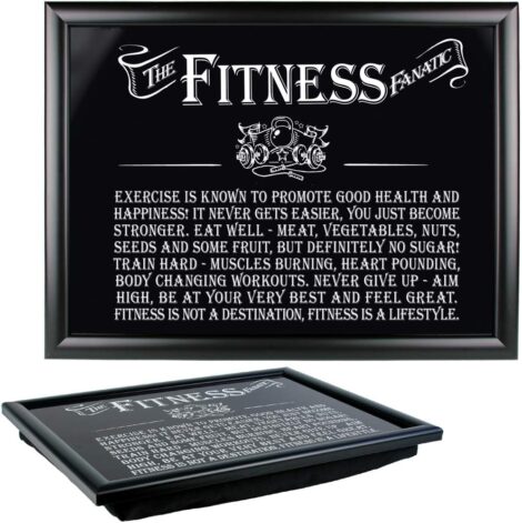 Arora Ultimate Fitness Fanatic Lap Tray – Multicolour – One Size (8857).