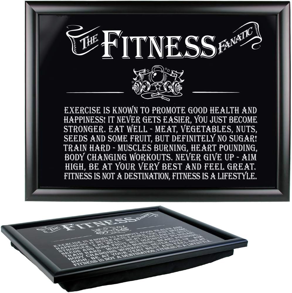 Arora Ultimate Gift for Man 8857 Fitness Fanatic Lap Tray, Multicolour, One Size