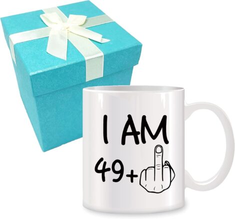 MAGEDON 50th Birthday Coffee Mug – Funny 11 oz Cup for Dad, Mom, Wife, Husband