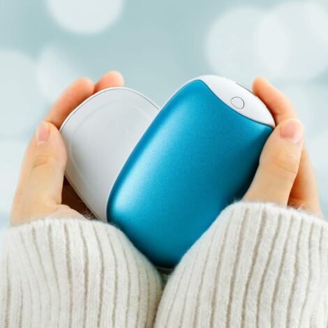 U-MISS Hand Warmers: 2-in-1 Rechargeable USB, 4000mAh*2, Perfect Gift for Loved Ones