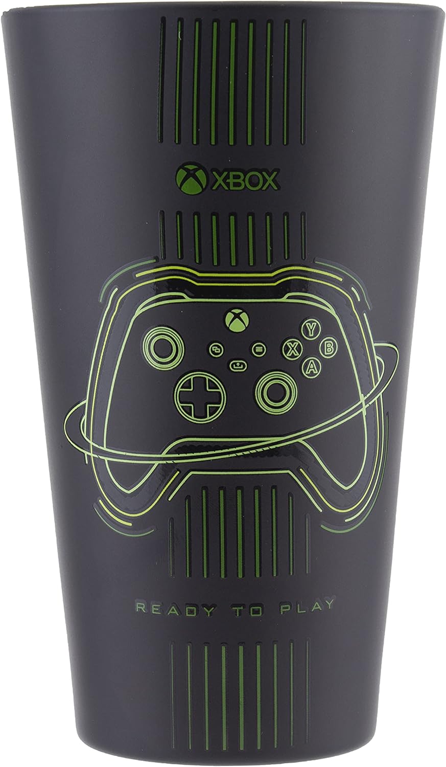 Paladone PP8304XB XBOX Drinking Glass | Officially Licensed Gaming Merchandise, Multicolored