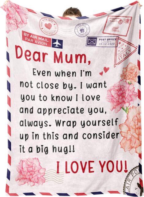 Gowelly Mum Blanket: Best Mum Gift, 60 * 50 Inches