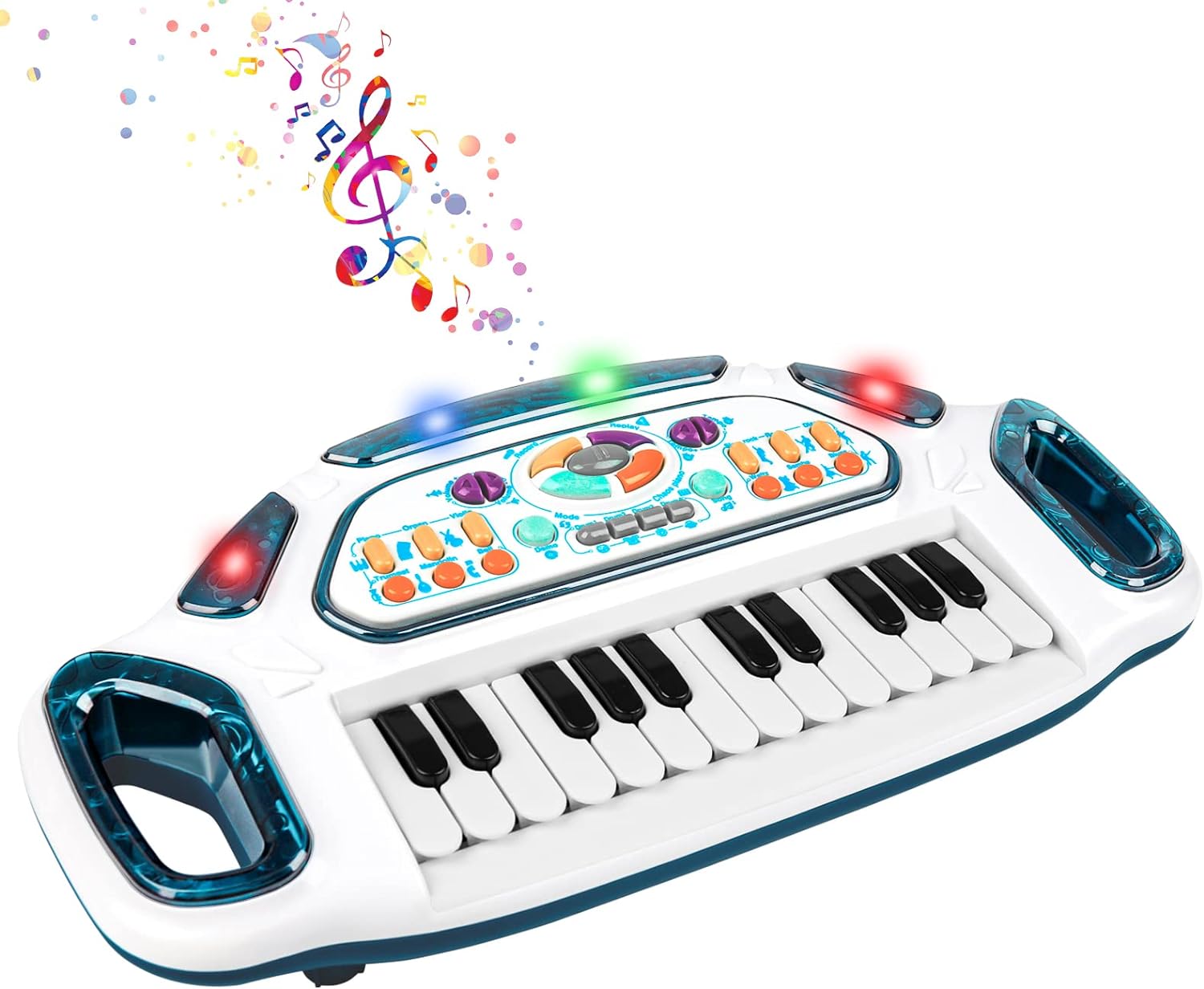 Shayson Kids Keyboard Multi-Function Piano Keyboard Toddler With Soft Lights Musical Toy For Baby Boys Girls Birthday Gift