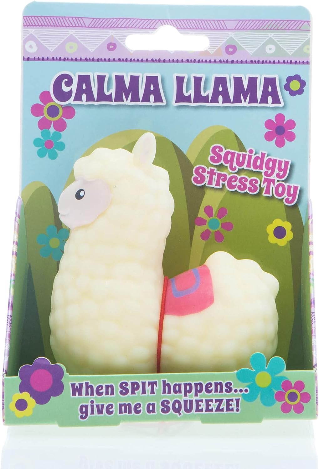 Boxer Gifts Calma Llama Stress Toy - Squishy Fidget Toys & Stress Balls For Adults - Helps With Anxiety Relief - Office Desk Toy Fun Stocking Filler Gifts For Women - Colleagues Secret Santa Gift