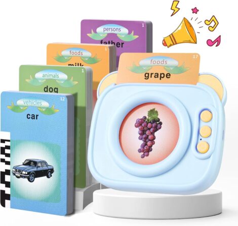 Interactive Speech Therapy Flash Cards for Toddlers, 2+ Age Preschool Learning Resources