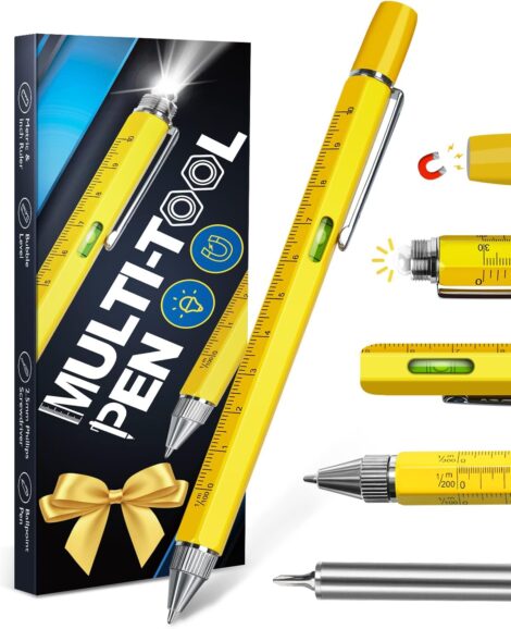 Christmas Gifts for Him – Multi Tool Pen, Funny and Unusual, Perfect for Men Who Have Everything.