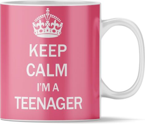 Teen Girls’ Gift: “Keep Calm I’m a Teenager” Mug – Perfect for 13th Birthday!