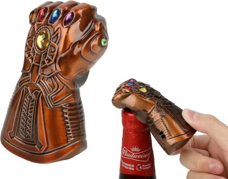 Thanos Glove Bottle Opener: A Marvel Endgame gift for beer lovers, fathers, and men.
