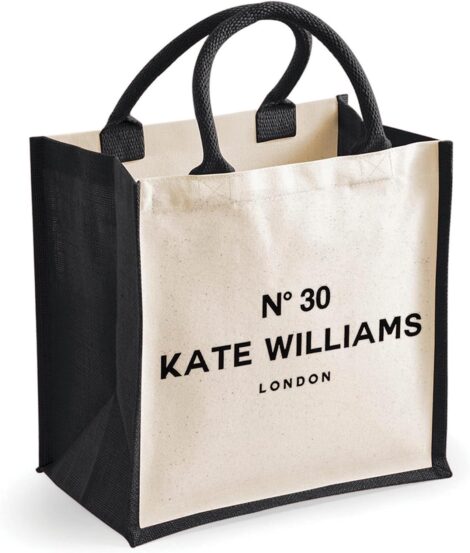 Custom Birthday Tote Bag for 21st, 30th, 40th, 50th Celebrations