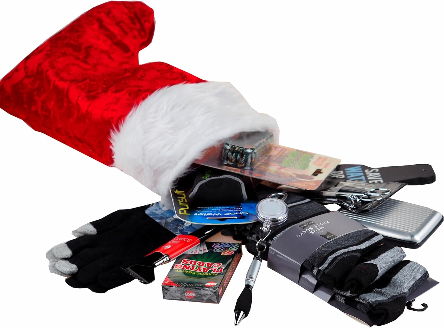 Blue Whale Gifts Men's Pre Filled Christmas Stocking Stuffed With 10 Gifts