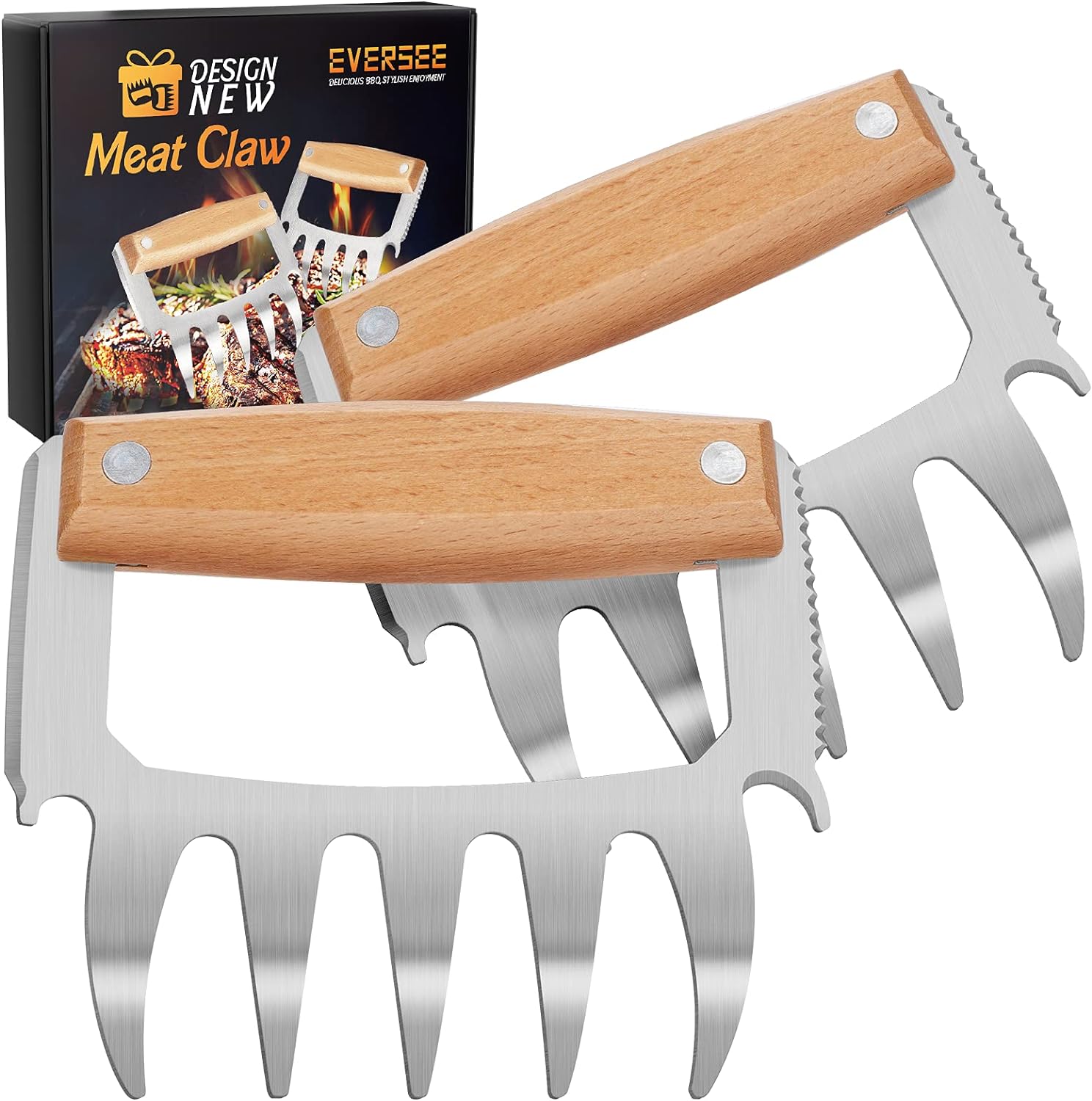 Gifts Father's Day Meat Claws BBQ Accessories - BBQ Gifts for Men Women, Kitchen Grill Gadgets for Men BBQ Tools, Gifts for Dad Stocking Fillers, Pulled Pork Claws BBQ Utensils for Cook | BBQ Fanatic