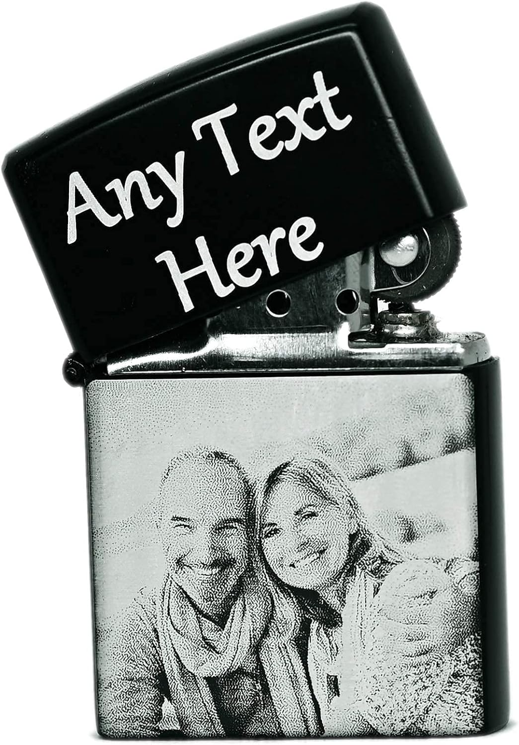 Personalised Photo & Text Engraved Lighter