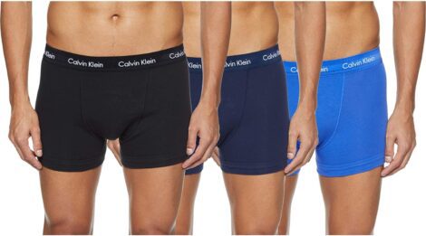 Calvin Klein 3-Pack Black Men’s Boxer Trunks