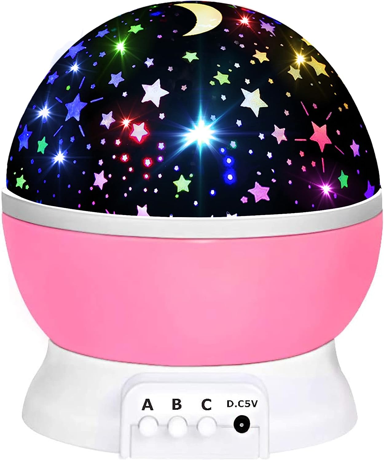 Toys for 1-10 Year Old Girls,Night Light Projector for Kids Toddler Girls Toys Age 1-10 Christmas Stocking Fillers 1-10 Year Old Girl Gifts Best Birthday Presents for 2-10 Year Old Girls (Pink)