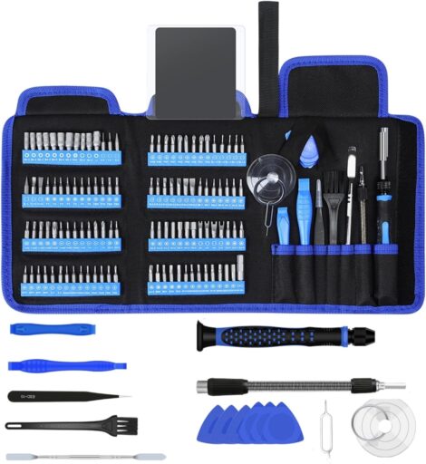 128-in-1 Magnetic Screwdriver Set for Electronics Repair, Ideal Gift for Men