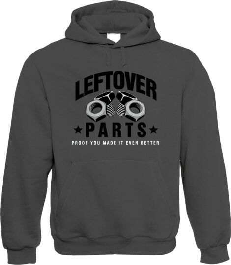 Car Hoodie with Leftover Parts for Men