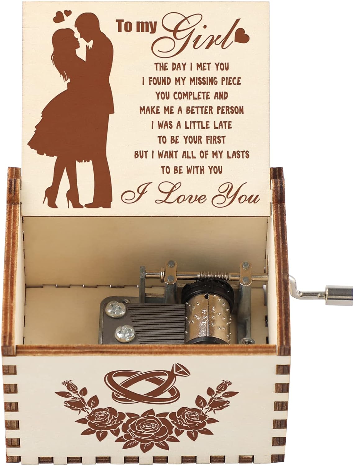 Blumuze Girlfriend Gifts, Music Box Gifts for Girl Wife Her, Girlfriend Birthday Gifts from Boyfriend, You Are My Sunshine Music Box Gifts for Girl on Wedding Anniversary Valentines Day Christmas