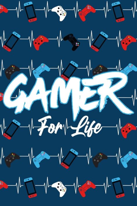 Gamer For Life Fleece Blanket – Gaming Controller Beats Design – Super Soft Bed Throw