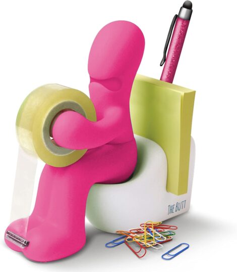 Butt Tape Dispenser – Hilarious Gift for Men or Women with Everything – Fun Office Gag.