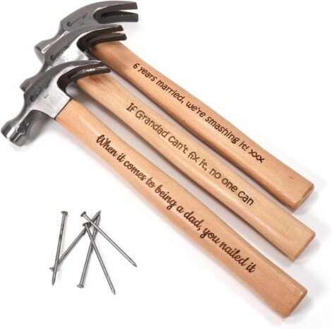 Custom Engraved Hammer | Create a One-of-a-Kind Personalized Gift | Perfect for Special Occasions