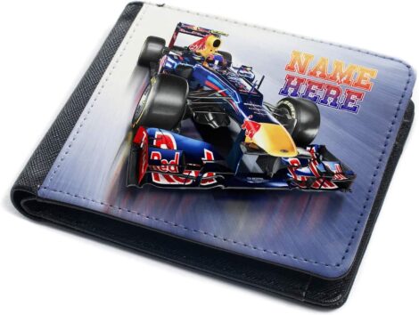 Personalized F1 Race Car Wallet for Boys – JS02