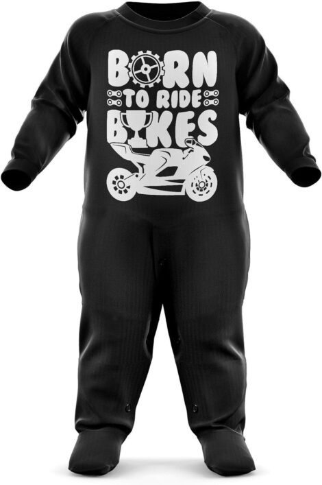 FunkyShirt Baby Romper – Motorcycle-themed for Newborns, Ideal for First Birthday Gift.