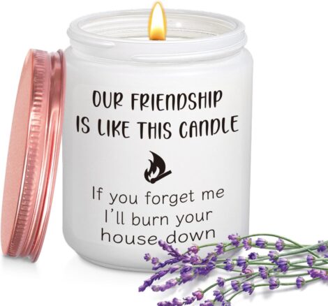 Gifts for women to celebrate friendship, birthdays, or holidays. Includes scented candle for fun gifting.