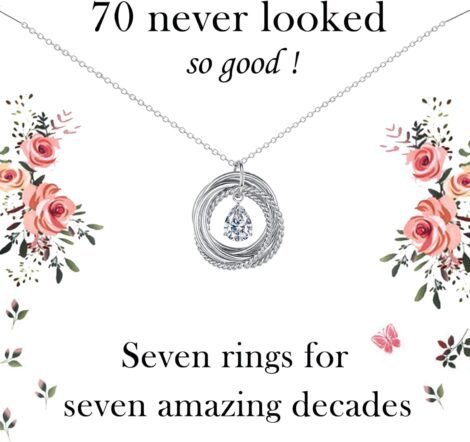 VOSAP Women’s Birthday Gifts: Sterling Silver Chain Necklace, Best Friend, Daughter, Mum, Sister.