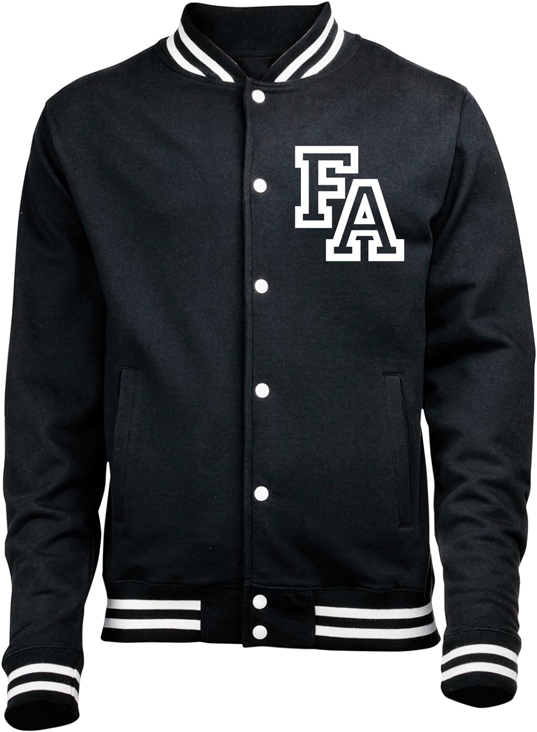 123t Step Personalised College Jacket with Front Initial Print