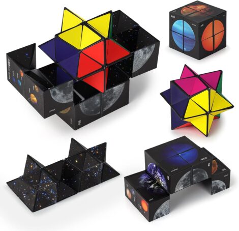 2-in-1 Transforming Starry Sky Cube: Creative Gift for Kids and Adults