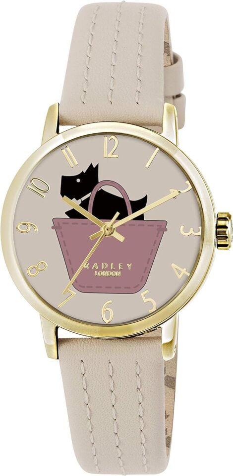 RADLEY Brown Leather Strap Watch – Ladies RY2288 (less than 15 words)